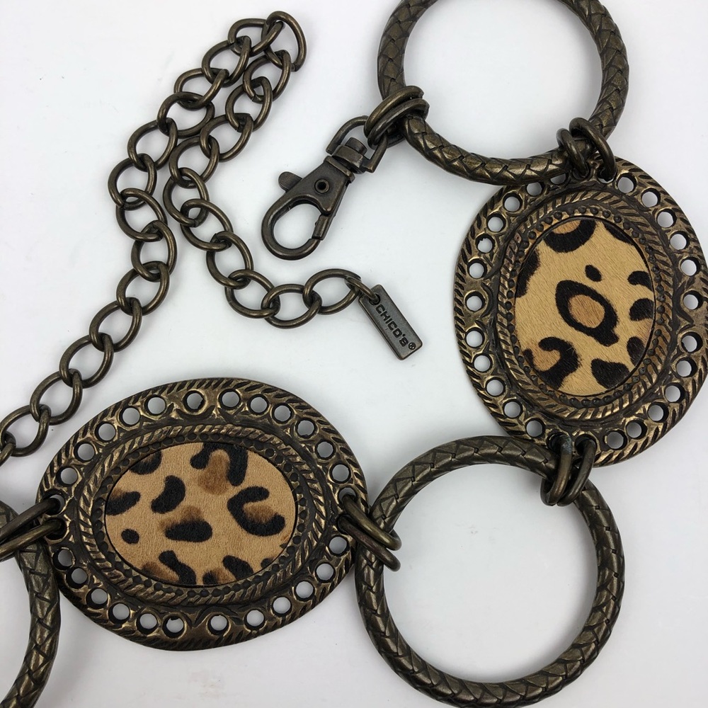 Chico’s Leopard Print Statement Belt - Picture 8 of 8